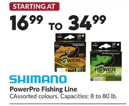 Princess Auto SHIMANO PowerPro Fishing Line offer