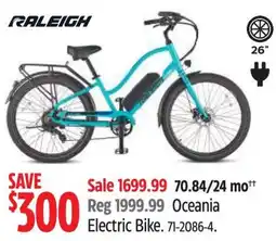 Canadian Tire Oceania Electric Bike offer