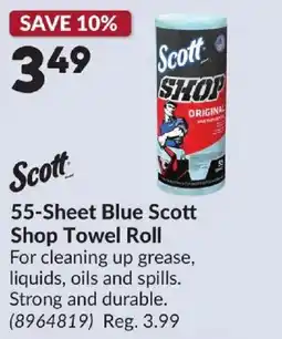 Princess Auto SCOTT 55-Sheet Blue Scott Shop Towel Roll offer