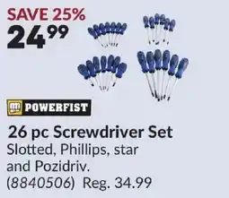 Princess Auto 26 pc Screwdriver Set offer
