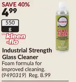 Princess Auto KLEEN-FLO Industrial Strength Glass Cleaner offer