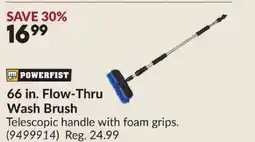 Princess Auto POWERFIST 16.99 Wash Brush offer