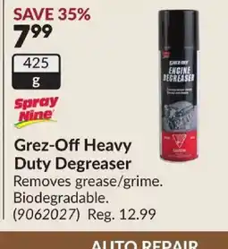 Princess Auto SPRAY NINE Grez-Off Heavy Duty Degreaser offer
