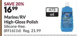 Princess Auto Marine/RV High-Gloss Polish offer