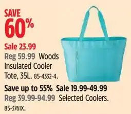 Canadian Tire Woods Insulated Cooler tote offer