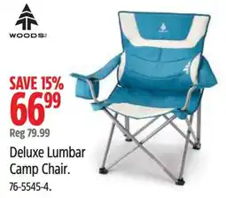 Canadian Tire Deluxe Lumbar Camp Chair offer
