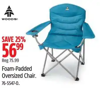 Canadian Tire Foam Padded Oversized Chair offer