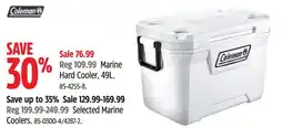 Canadian Tire Marine Hard Cooler offer