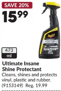 Princess Auto Ultimate Insane Shine Protectant offer
