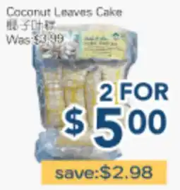 Oceans Fresh Food Market Coconut Leaves Cake offer