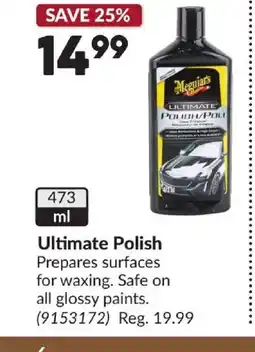 Princess Auto Ultimate Polish offer