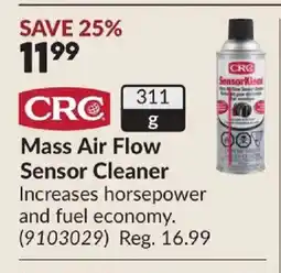 Princess Auto CRO Mass Air Flow Sensor Cleaner offer