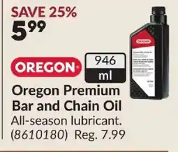 Princess Auto OREGON Premium Bar and Chain Oil offer