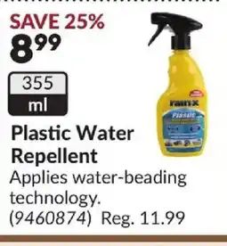 Princess Auto Plastic Water Repellent offer
