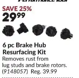Princess Auto 6 pc Brake Hub Resurfacing Kit offer