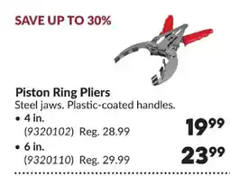Princess Auto Piston Ring Pliers offer