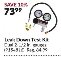 Princess Auto Leak Down Test Kit offer