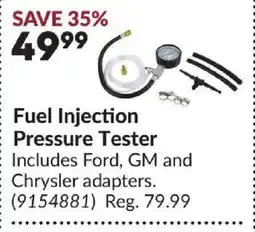 Princess Auto Fuel Injection Pressure Tester offer