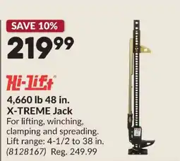 Princess Auto 4,660 lb 48 in. X-TREME Jack offer