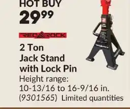 Princess Auto 2 Ton Jack Stand with Lock Pin offer