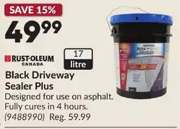 Princess Auto RUST-OLEUM CANADA Black Driveway Sealer Plus offer