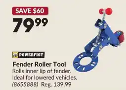Princess Auto POWERFIST Fender Roller Tool offer