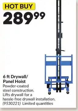 Princess Auto 6 ft Drywall/ Panel Hoist offer