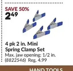 Princess Auto 4 pk 2 in. Mini Spring Clamp Set offer