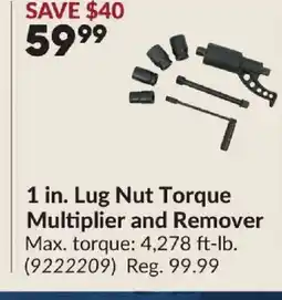 Princess Auto 1 in. Lug Nut Torque Multiplier and Remover offer