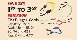 Princess Auto ERICKSON Flat Bungee Cords offer