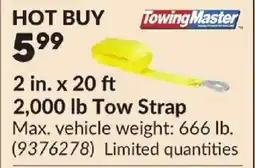 Princess Auto 2 in. x 20 ft 2,000 lb Tow Strap offer