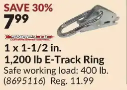 Princess Auto SNAP-LOC 1,200 lb E-Track Ring offer