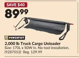 Princess Auto POWERFIST 2,000 lb Truck Cargo Unloader offer