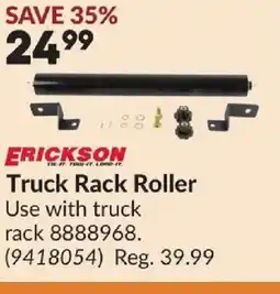 Princess Auto ERICKSON Truck Rack Roller offer
