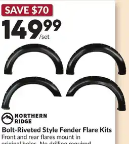 Princess Auto NORTHERN RIDGE Bolt-Riveted Style Fender Flare Kits offer