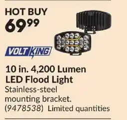 Princess Auto VOLT KING 10 in. 4,200 Lumen LED Flood Light offer