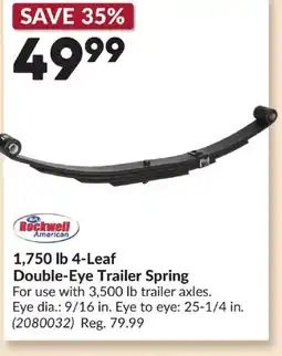 Princess Auto BOCKWELL 1,750 lb 4-Leaf Double-Eye Trailer Spring offer