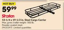 Princess Auto SHAFAN 53-1/4 x 19-1/2 in. Steel Cargo Carrier offer