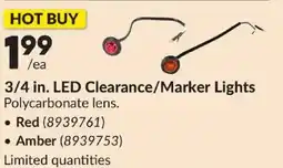 Princess Auto 3/4 in. LED Clearance/Marker Lights offer