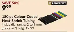 Princess Auto POWERFIST 180 pc Colour-Coded Heat-Shrink Tubing offer