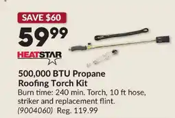 Princess Auto HEATSTAR 500,000 BTU Propane Roofing Torch Kit offer