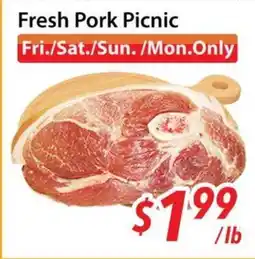 Bestco Food Mart Fresh Pork Picnic offer