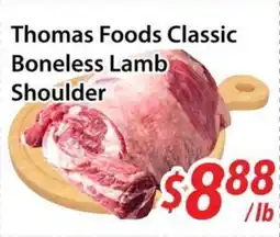 Bestco Food Mart Thomas Foods Classic Boneless Lamb Shoulder offer