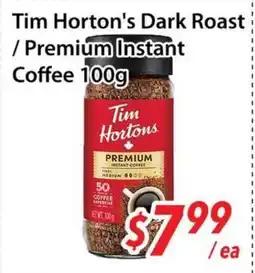 Bestco Food Mart Tim Hortons Dark Roast Premium Instant Coffee offer