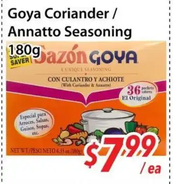 Bestco Food Mart Goya Coriander / Annatto Seasoning offer