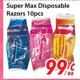 Bestco Food Mart Super Max Disposable Razors 10pcs offer