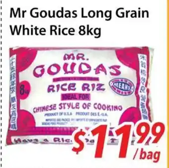 Bestco Food Mart Mr Goudas Long Grain White Rice offer
