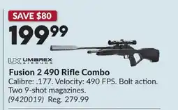 Princess Auto Fusion 2 490 Rifle Combo offer