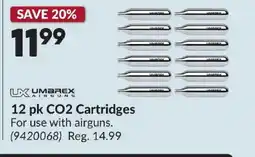 Princess Auto 12 pk CO2 Cartridges offer