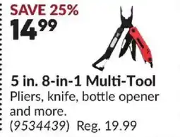 Princess Auto 5 in. 8-in-1 Multi-Tool offer